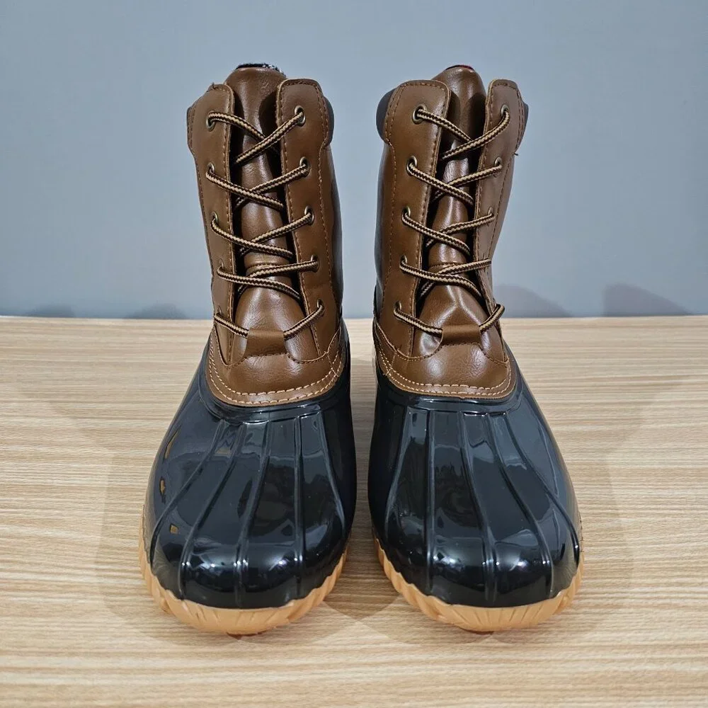 Sporto Boot Danielle Duck Womens Outdoor Shoe Insulated Brown Black Size 9